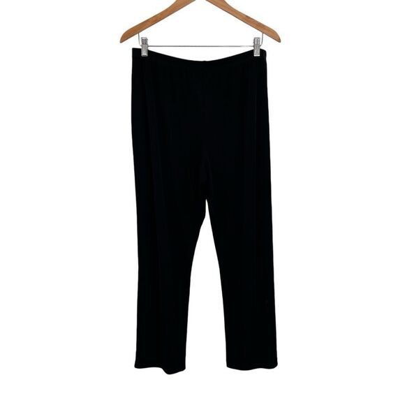 Chico’s black pull on knit pants size large short length - Picture 3 of 8